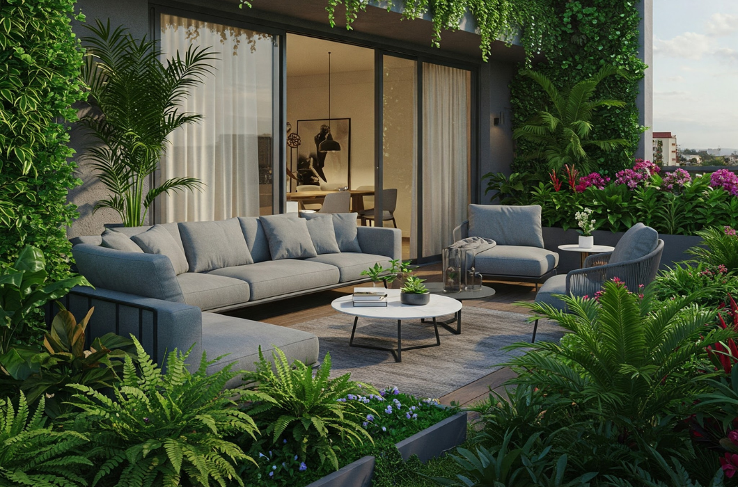 arredare terrazzo esterno